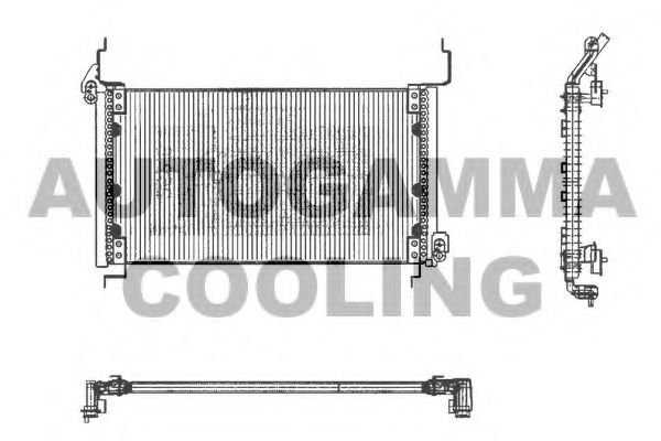 Конденсатор, кондиционер AUTOGAMMA 101377