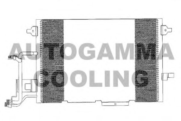 Конденсатор, кондиционер AUTOGAMMA 102390