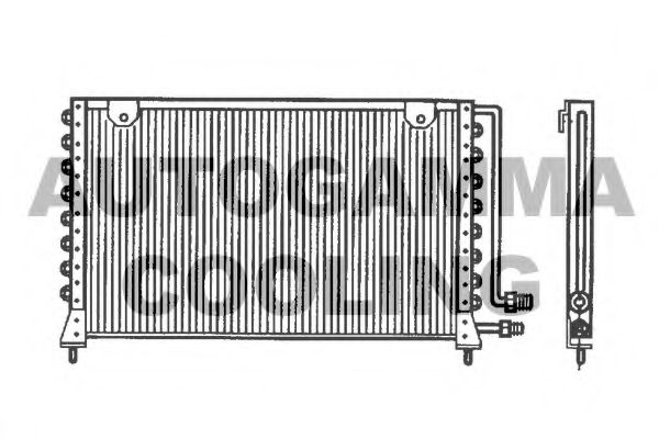 Конденсатор, кондиционер AUTOGAMMA 102679