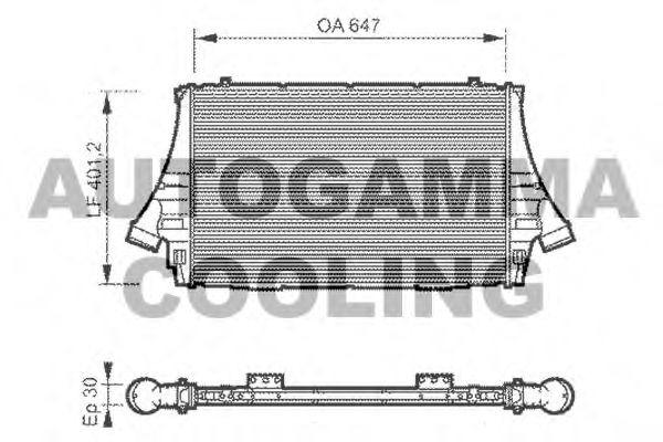 Интеркулер AUTOGAMMA 104894