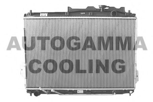 Радиатор, охлаждение двигателя AUTOGAMMA 105796