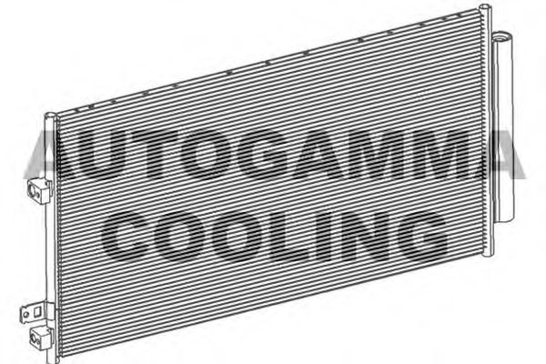 Конденсатор, кондиционер AUTOGAMMA 107523