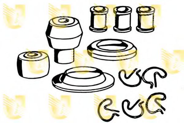 Ремкомплект, рычаг переключения MALÒ 3980