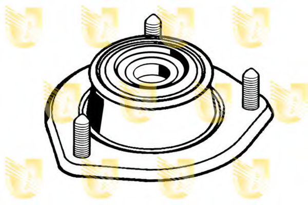 Опора стойки амортизатора UNIGOM 390166