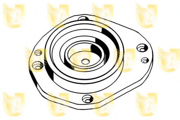 Опора стойки амортизатора UNIGOM 391076
