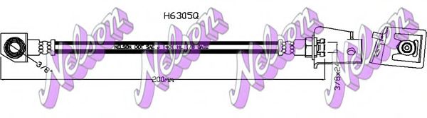 Тормозной шланг Brovex-Nelson H6305Q