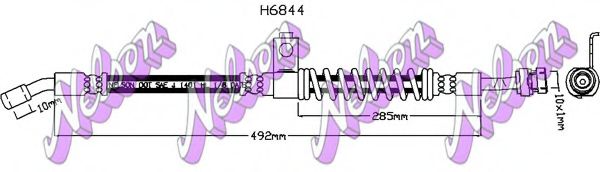 Тормозной шланг Brovex-Nelson H6844