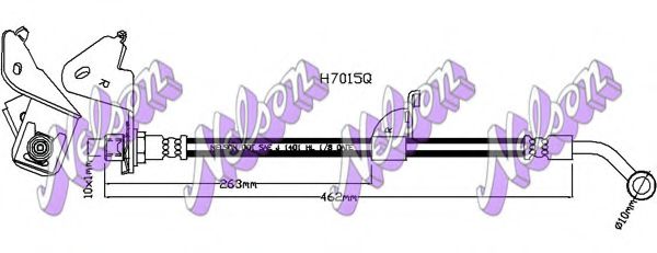 Тормозной шланг Brovex-Nelson H7015Q