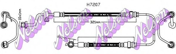 Тормозной шланг Brovex-Nelson H7207