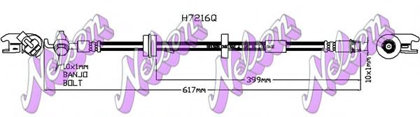 Тормозной шланг Brovex-Nelson H7216Q