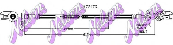 Тормозной шланг Brovex-Nelson H7217Q