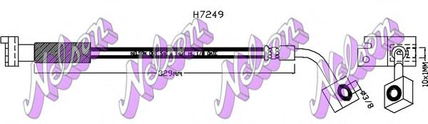 Тормозной шланг Brovex-Nelson H7249