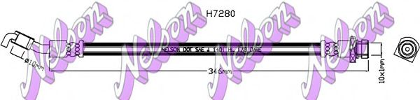 Тормозной шланг Brovex-Nelson H7280