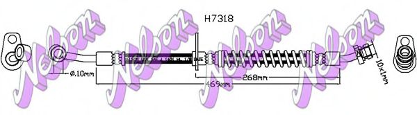 Тормозной шланг Brovex-Nelson H7318