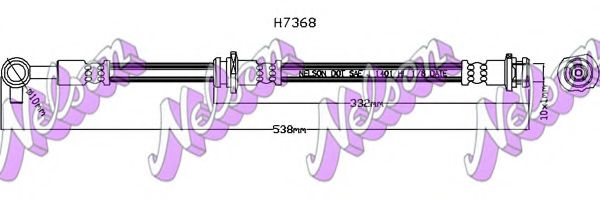 Тормозной шланг Brovex-Nelson H7368