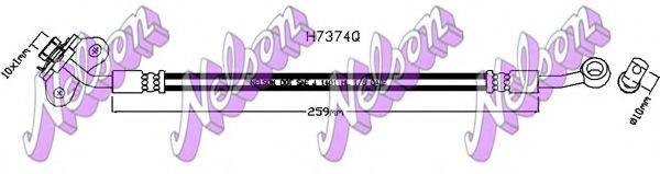 Тормозной шланг Brovex-Nelson H7374Q