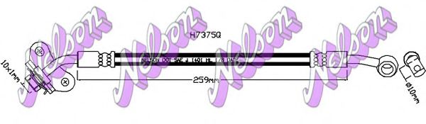 Тормозной шланг Brovex-Nelson H7375Q