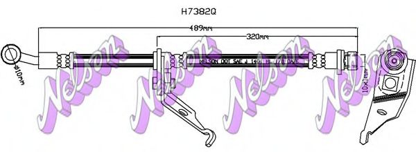 Тормозной шланг Brovex-Nelson H7382Q