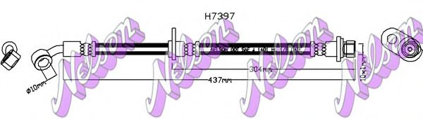 Тормозной шланг Brovex-Nelson H7397