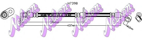 Тормозной шланг Brovex-Nelson H7398