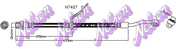 Тормозной шланг Brovex-Nelson H7407