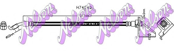 Тормозной шланг Brovex-Nelson H7424Q