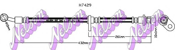 Тормозной шланг Brovex-Nelson H7429