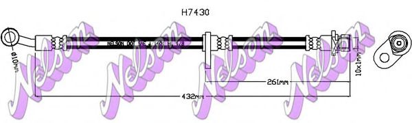 Тормозной шланг Brovex-Nelson H7430Q