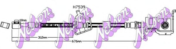 Тормозной шланг Brovex-Nelson H7539