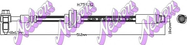 Тормозной шланг Brovex-Nelson H7543Q