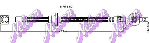 Тормозной шланг Brovex-Nelson H7544Q