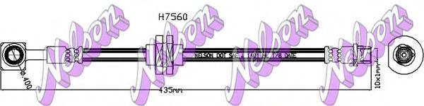 Тормозной шланг Brovex-Nelson H7560
