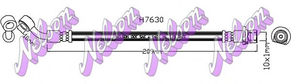 Тормозной шланг Brovex-Nelson H7630