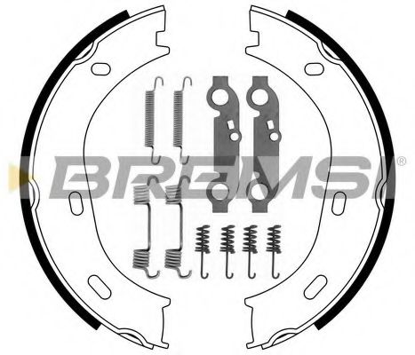 Комплект тормозных колодок, стояночная тормозная система BREMSI GF0301-1