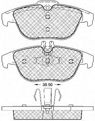 Комплект тормозных колодок, дисковый тормоз BSF 20074