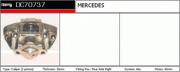 Тормозной суппорт DELCO REMY DC70737
