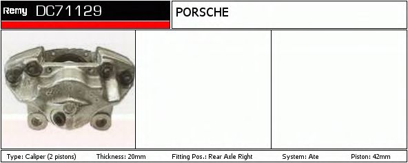 Тормозной суппорт DELCO REMY DC71129