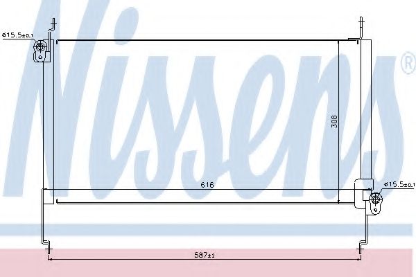 Конденсатор, кондиционер NISSENS 94531