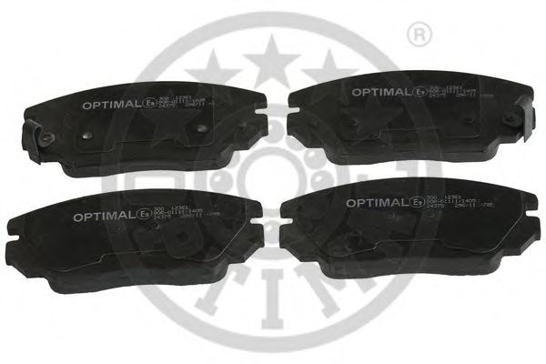 Комплект тормозных колодок, дисковый тормоз OPTIMAL 12361
