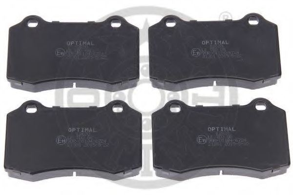 Комплект тормозных колодок, дисковый тормоз OPTIMAL 12620