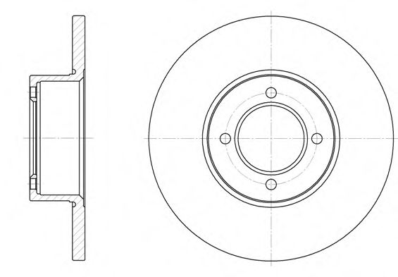 Тормозной диск ROADHOUSE 6127.00