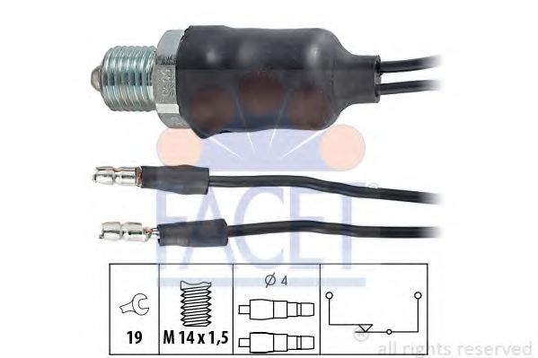 Выключатель, фара заднего хода INTERMOTOR 54004