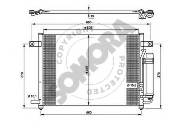 Конденсатор, кондиционер SOMORA 061160