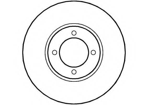 Тормозной диск LUCAS ELECTRICAL DF1657