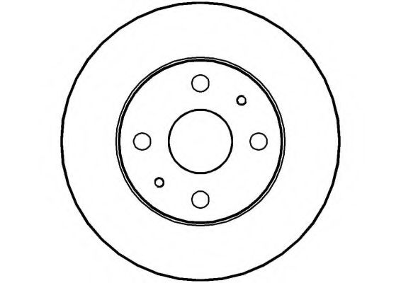 Тормозной диск NATIONAL NBD509