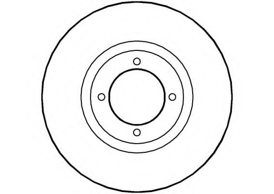 Тормозной диск NATIONAL NBD897