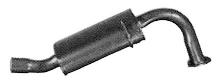 Средний глушитель выхлопных газов TESH 210219