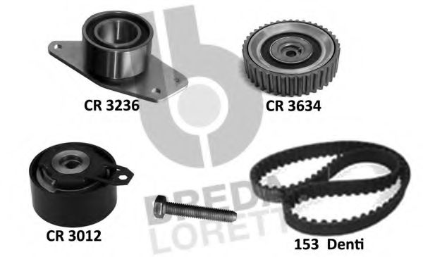 Комплект ремня ГРМ BREDA  LORETT KCD0773