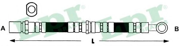 Тормозной шланг LPR 6T47408