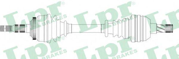 Приводной вал LPR DS37087